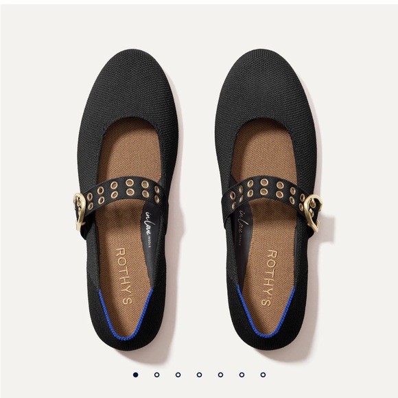 Rothy's the Ballet Mary Jane in Black - Picture 5 of 5